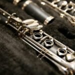 black clarinet with case